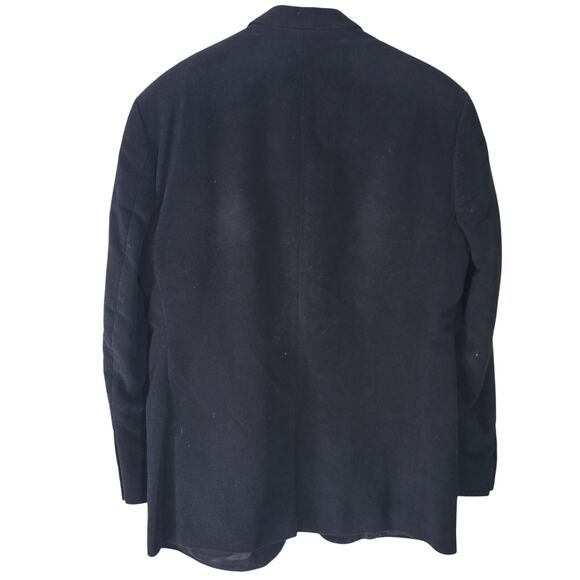 Banana Republic	Size	40S	Velvet Suit Jacket Black Three Button Formalwear - Picture 2 of 9